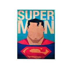 Placa De Metal - Super Man