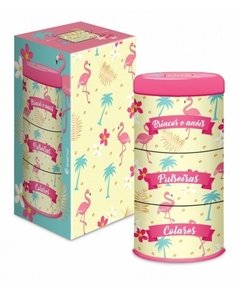 Lata Porta-Joias - Flamingo - comprar online