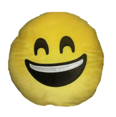 Almofada Emoji / Smiley - Sorrindo Boca Aberta