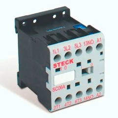 Mini Contator de Potência Tripolar Steck Série SC 09A 220VCA