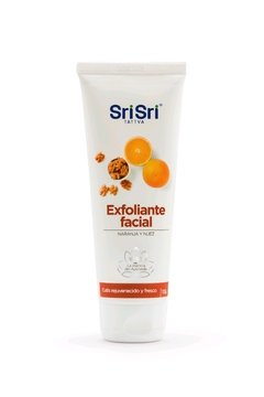 EXFOLIANTE con nuez y con extracto de naranja