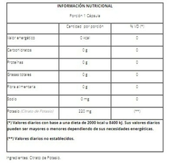 CITRATO DE POTASIO NATIER - comprar online