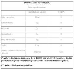 Selenio Orgánico Quelado - Tiroides - comprar online