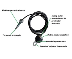 Cable de Acero Repuesto Multigym Multigimnasio Gimnasio Superior 2.60 mts - comprar online