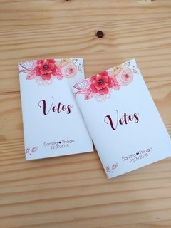 Caderninho de Votos flores - comprar online
