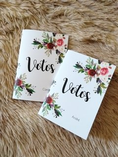 Caderninho de Votos para Casamento - My Print Design