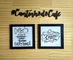 Lettering #CantinhodoCafé + quadrinhos