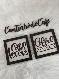 Lettering Cantinho do Café + Quadrinhos - comprar online