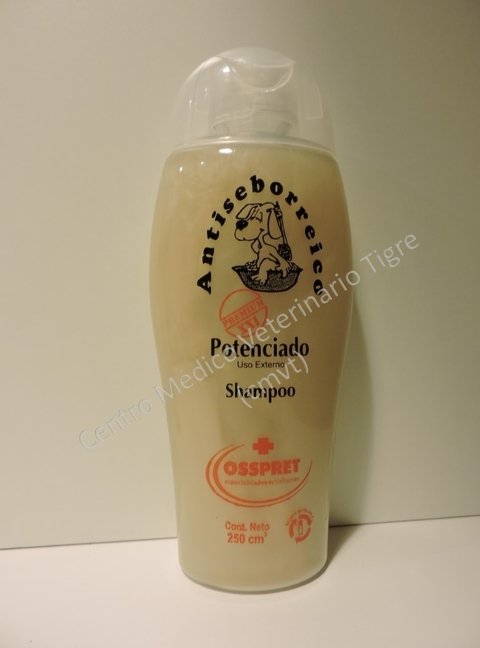 Shampoo Osspret Potenciado por 250 cm3.