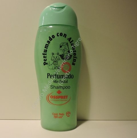 Shampoo Osspret Perfumado mix frutal por 250 cm3.