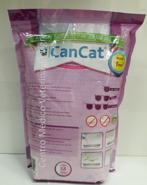 Can Cat. Piedras Absorbentes de Silica gel para gatos. Lavanda por 3,8 litros. - comprar online