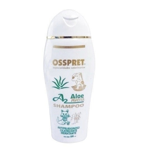 Shampoo Osspret Aloe Avena por 250 cm3.