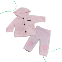 Conjunto Valentin coral fleece