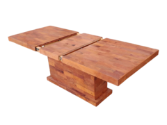 Mesa Extensible de 1.60m a 2m/2.40m Algarrobo - comprar online