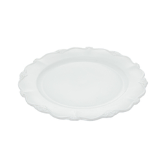 Conjunto 06 pratos sobrem Porcelana Fancy Branco - comprar online