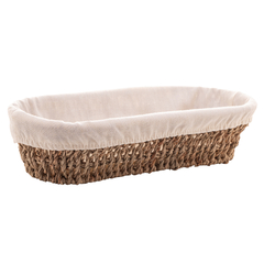 Cesta oval de sisal com forro p - comprar online