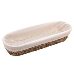 Cesta Oval de Sisal com Forro em Tecido G - comprar online