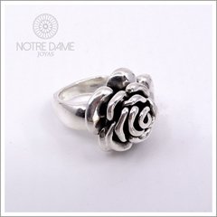 Anillo Flor / Rosa Plata 925 (electro) - tienda online