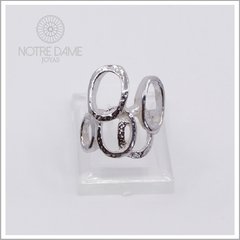 Anillo Óvalos Plata 925 - NOTRE DAME JOYAS