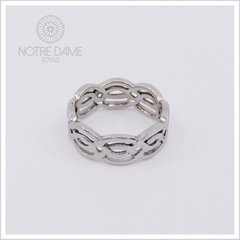 Anillo Entrelazado Turco Plata 925 - NOTRE DAME JOYAS