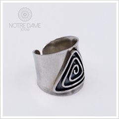 Anillo de Banda - Espiral de Triángulos - tienda online