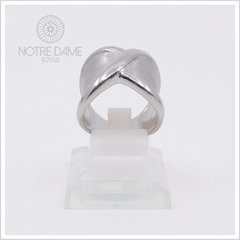 Anillo de Banda una Torsión Plata 925 - comprar online