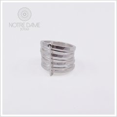 Anillo Múltiple Siete Cuerpos Plata 925