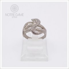 Anillo Serpiente Plata 925