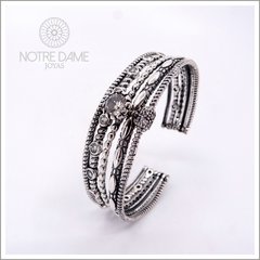 Pulsera Brazalete estilo Pandora Plata Maciza y Cubic en internet