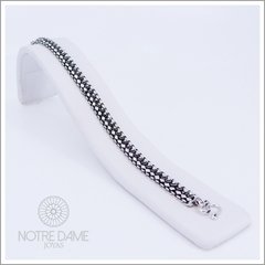 Pulsera Cadena Tailandesa (rombos y flores) - NOTRE DAME JOYAS