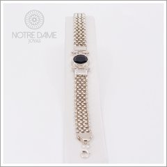 Pulsera Plata con Piedra - NOTRE DAME JOYAS