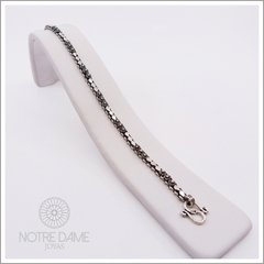 Pulsera Cadena Tailandesa (flores y gotas) - NOTRE DAME JOYAS