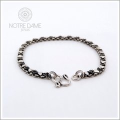 Pulsera Cadena Tailandesa (flores y corazones) - comprar online