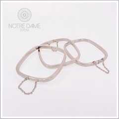 Pulsera Esclava Cuadrada Lisa (5 mm) - tienda online