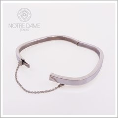 Pulsera Esclava Cuadrada Lisa (5 mm) - NOTRE DAME JOYAS