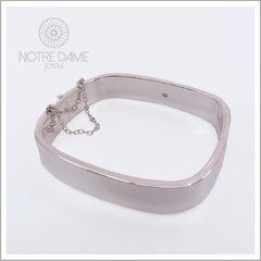 Pulsera Esclava Cuadrada Lisa (12 mm) - tienda online