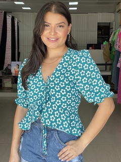 Cropped Fircy Amarração Frontal