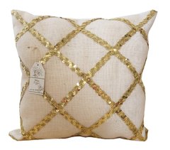 Almohadon Rombo Dorado