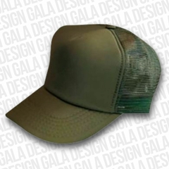 G06 - GORRA TRUCKER VERDE OSCURO