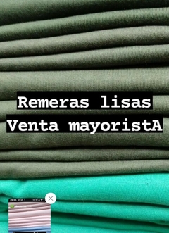 remeras lisas por mayor