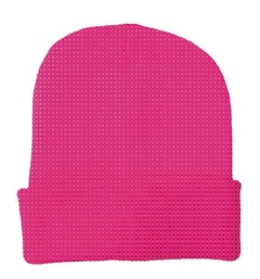 gorro de lana fluo