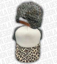 gorra trucker animal print