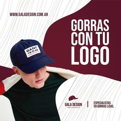 Gorras con logo. - GALA DESIGN - Mayorista de gorras Buenos Aires.