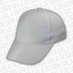 gorra de gabardina blanca infantil