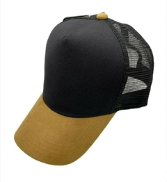 G08b - TRUCKER DE GABARDINA VISERA GAMUZADA