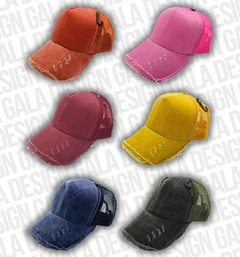 G10 - TRUCKER VINTAGE BORDO - GALA DESIGN - Mayorista de gorras Buenos Aires.