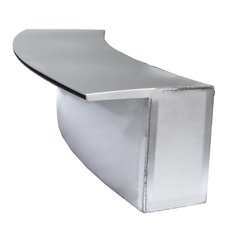 Cascata em Inox para piscina - Embutir em Curva 80cm