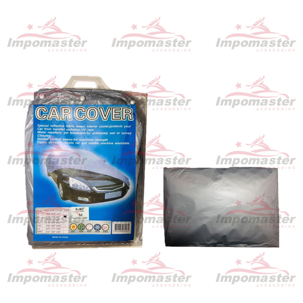 SAC CAPA PROTETORA PARA CARRO IMPERME VEL PEVA CCV 101