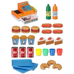 JUEGO FAST FOOD PETIT GOURMET Y CAJA REGISTRADORA LIONELS - comprar online