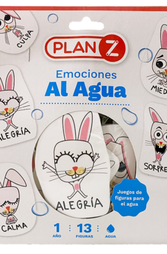 JUEGO PARA EL BAÑO EMOCIONES AL AGUA PLAN Z 13 PIEZAS